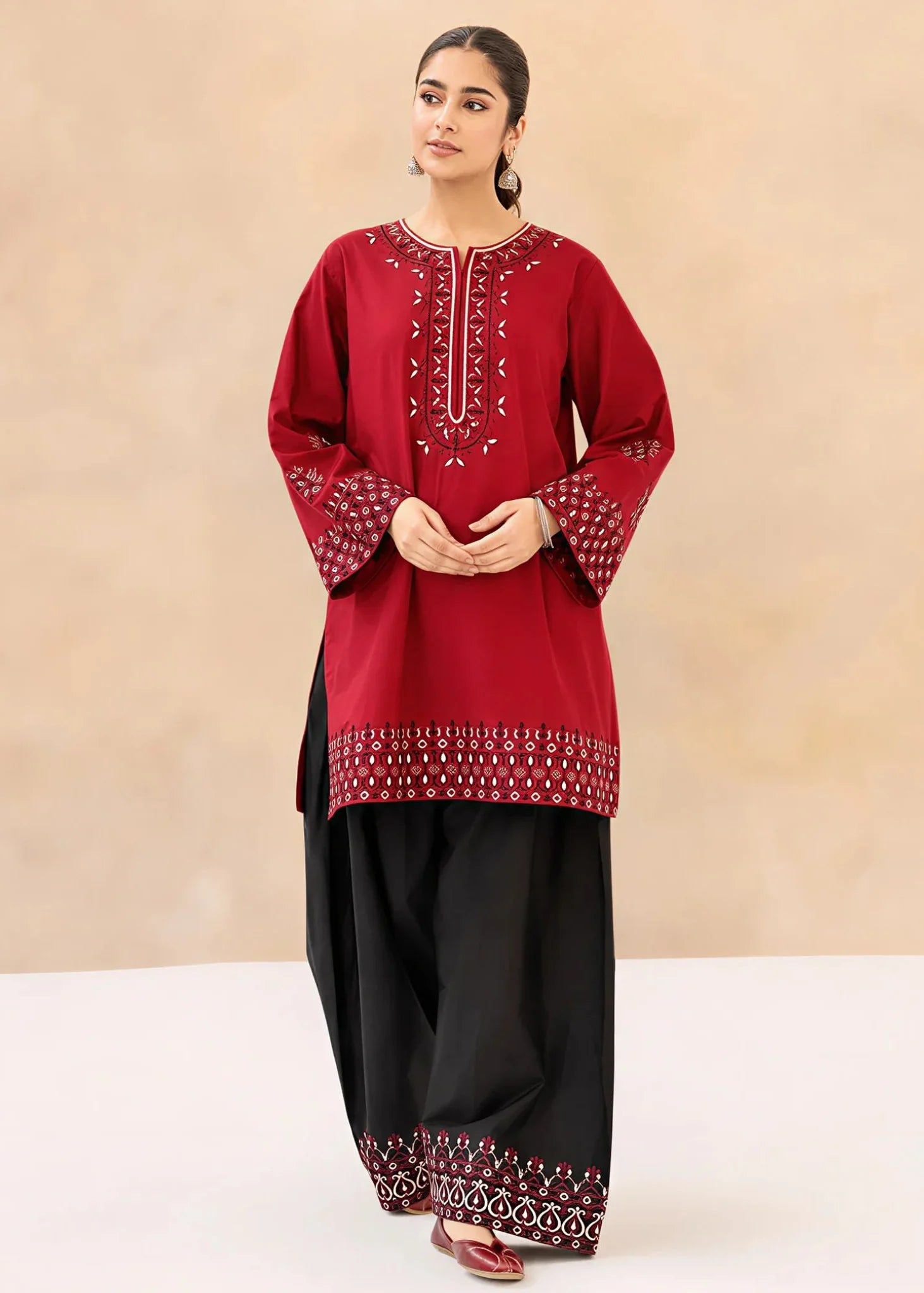 Arzoo Embroidered 2 Piece Dhaga Pret
