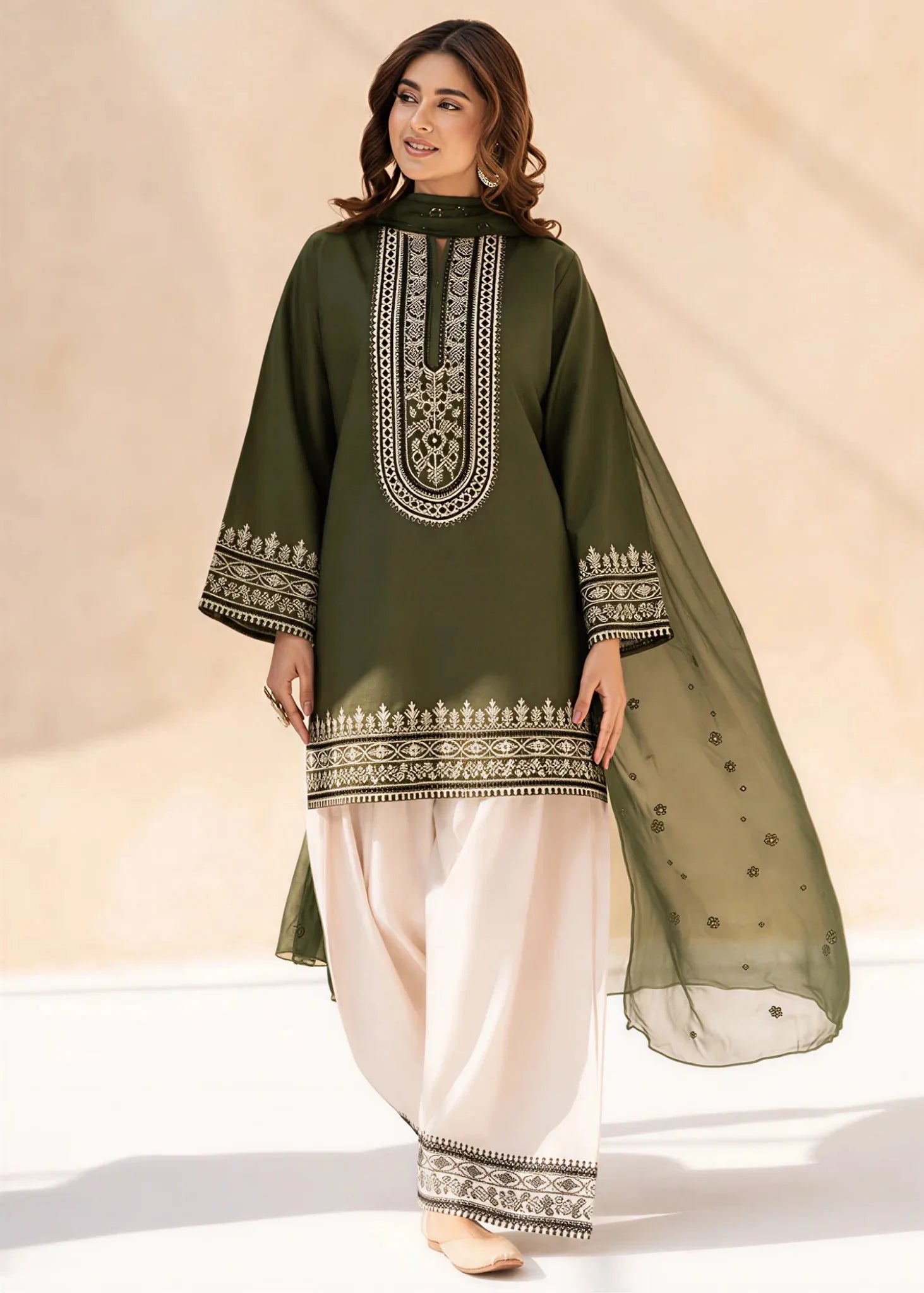 Aizal 2 Piece Dhaga Pret