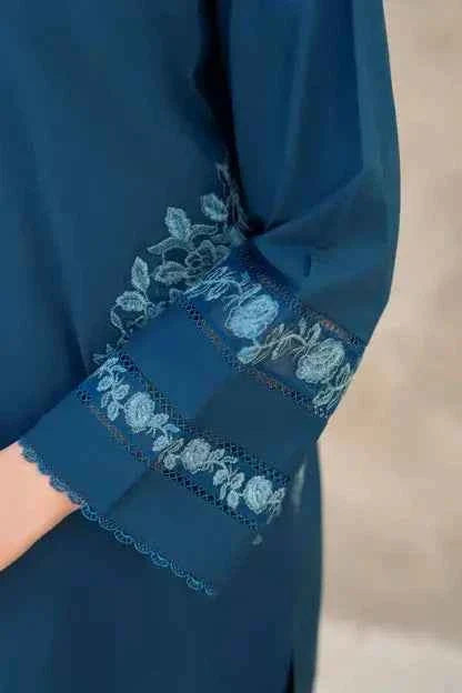 Chic Pocket Embroidered 2 Piece